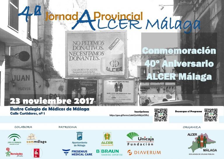 40 años de ALCER MALAGA, 40 años regalando vida