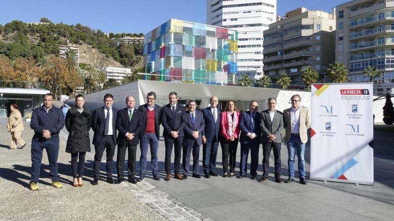 Cultura, Deporte y Arte marcan la salida oficial de La Vuelta 2018 desde el Centre Pompidou de Málaga el 25 de agosto