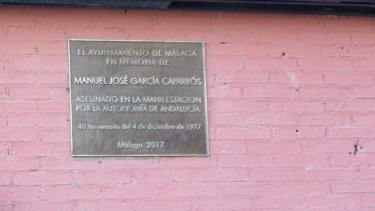Málaga rinde un homenaje merecido y buscado a Manuel José García Caparrós después de 40 años de su muerte el 4 de diciembre de 1977
