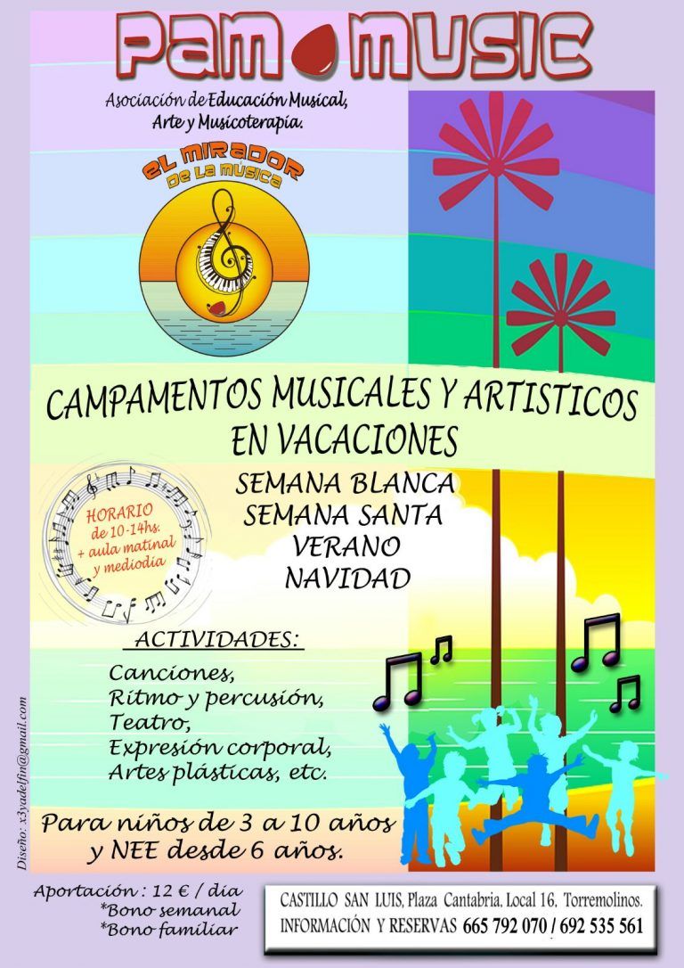 La Asociación PAMMUSIC no se va de vacaciones en semana blanca…. ¡ORGANIZAN CAMPAMENTO!