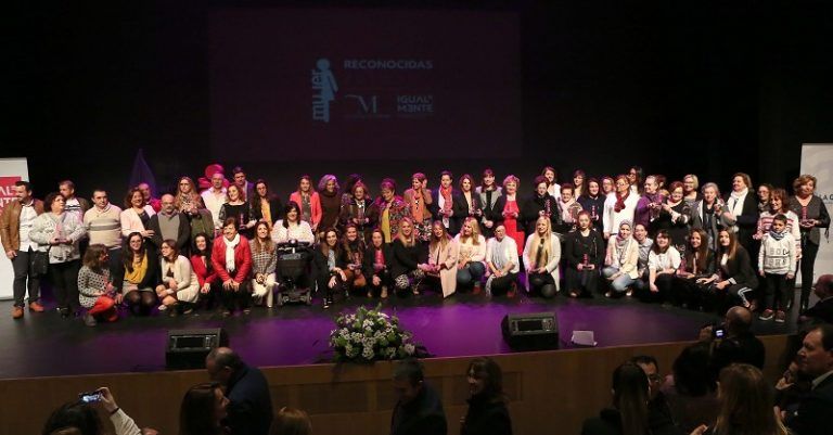 Una treintena de mujeres y entidades representantes de la igualdad de género en la provincia premiadas en la Gala Reconocidas 2018
