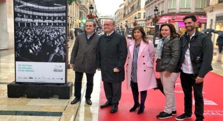 La calle Larios muestra la ‘Otra Mirada’ del Festival de Cine de Málaga