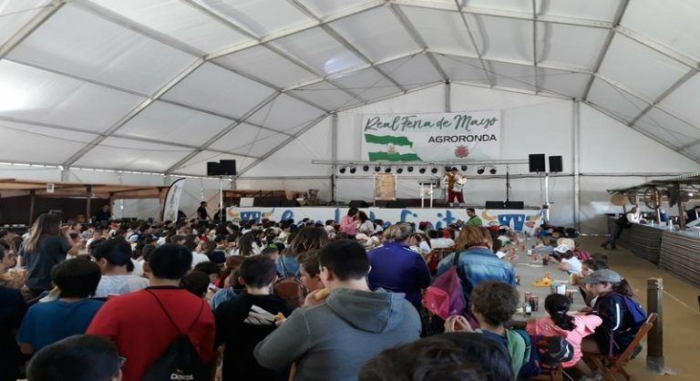 Gran afluencia de público a las diferentes actividades de la Real Feria de Mayo de Ronda