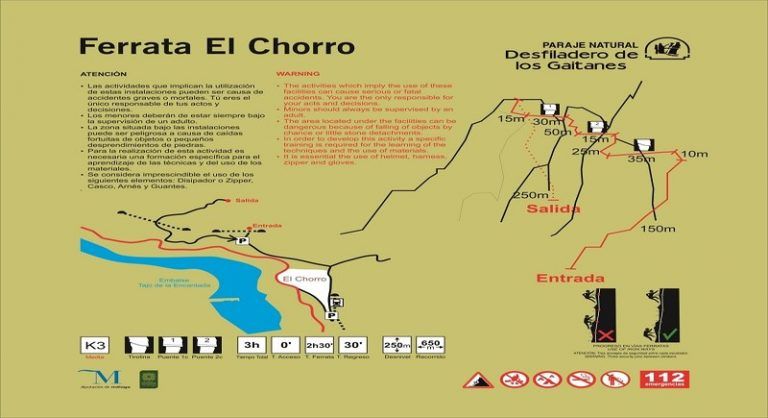 Una nueva vía ferrata incrementa la oferta de turismo activo del Caminito del Rey