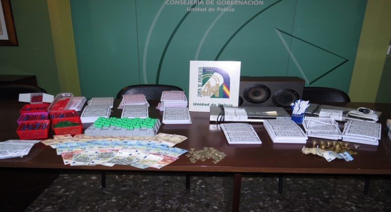 Intervenidos dos bingos ilegales en Algarrobo y Vélez-Málaga