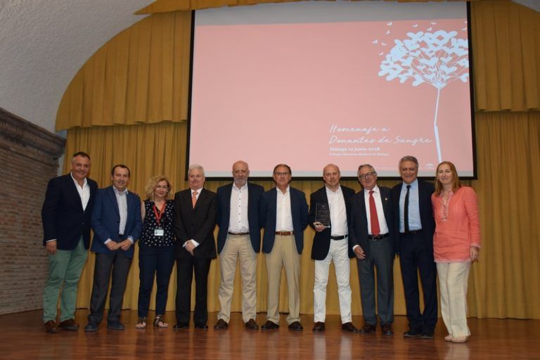 La Junta reconoce, a través del Centro Regional de Transfusión Sanguínea de Málaga “la generosidad de los grandes donantes”