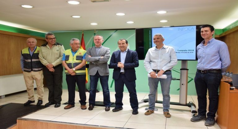 La Junta inicia el periodo de alto riesgo del Plan INFOCA con un dispositivo de 581 efectivos en la provincia de Málaga