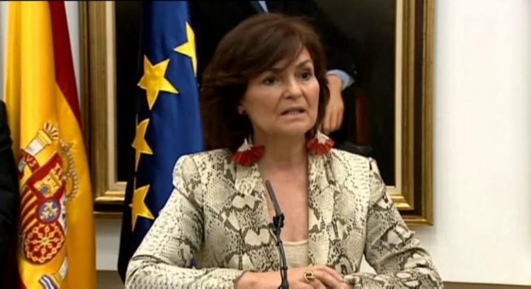 La ministra Carmen Calvo, en los Cursos de Verano de la UMA