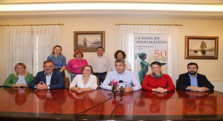La celebración del 50º aniversario de ‘La Niña de Benalmadena’ culminará este sábado 9 en un acto con su escultor Jaime Pimentel