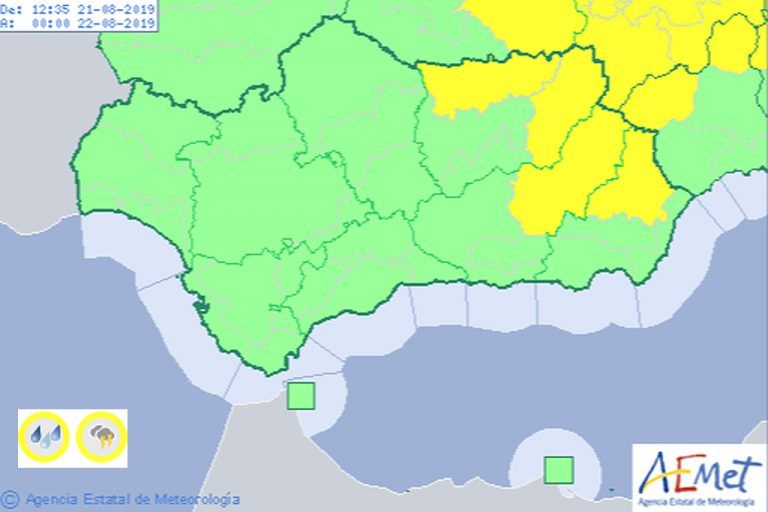 Hoy tocará sacar el paraguas en algunas zona de Andalucía