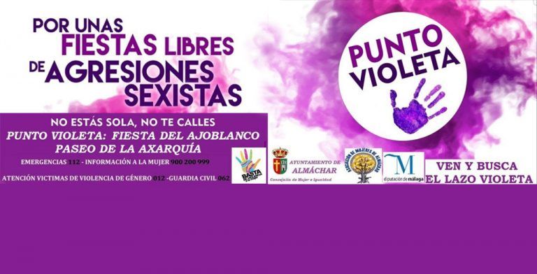 La Fiesta del Ajoblanco contará con un ‘Punto Violeta’