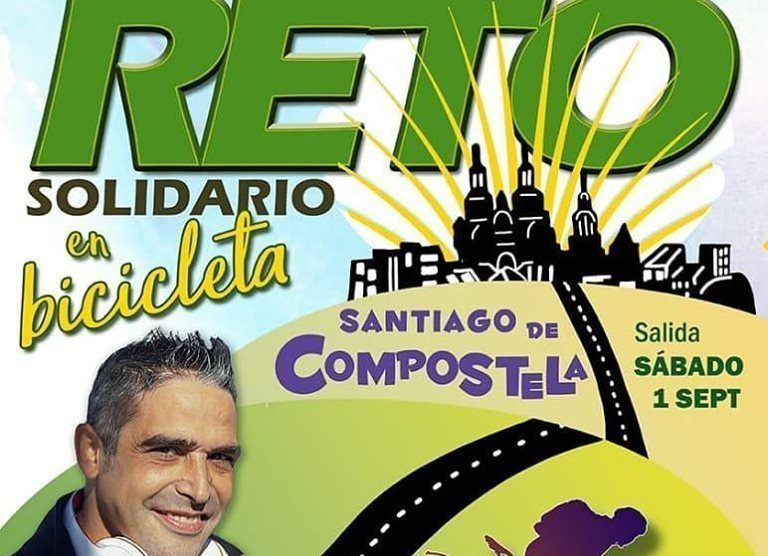 La presentación del reto solidario de Santiago a Nueva Carteya en bici será el 28 de agosto