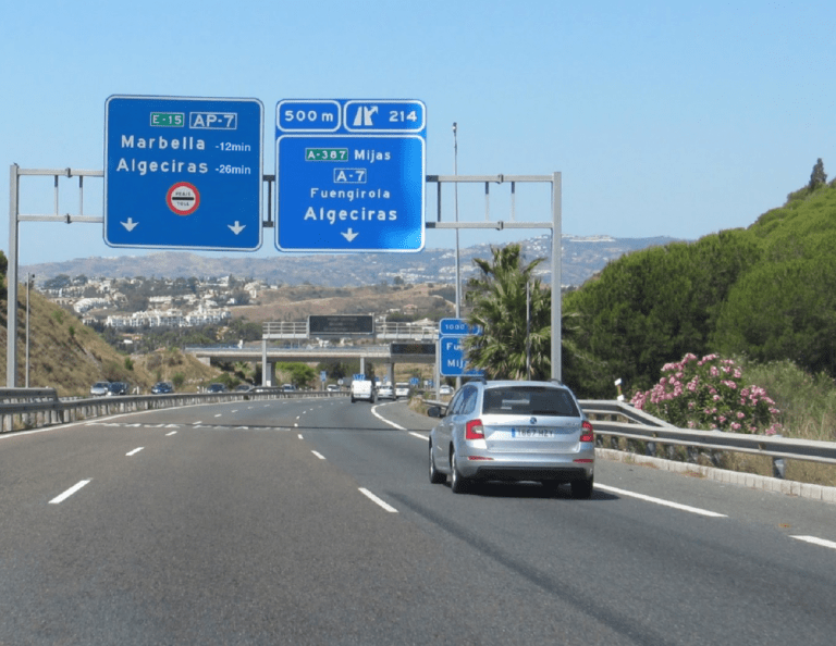 Hallan el cuerpo sin vida de un hombre en el arcén de la A-7 en Marbella