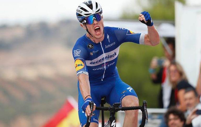 La Vuelta: Cavagna, a todo tren