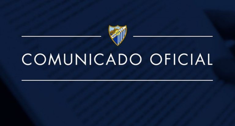 Comunicado del Málaga CF en el que «culpa» a LaLiga de su situación