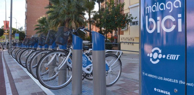 Málagabici funciona con la tarjeta de la EMT