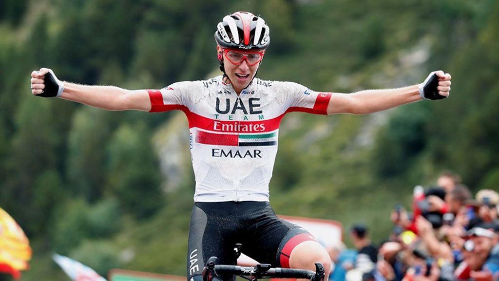 Tadej Pogacar (UAE Team Emirates) gana la etapa andorrana (Comunicación UAE Team Emirates) Tadej Pogacar (UAE Team Emirates) gana la etapa andorra