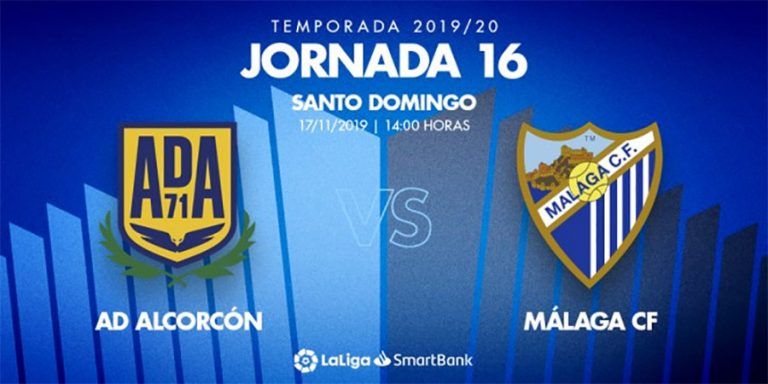 Alcorcón-Málaga, domingo 17 de noviembre a las 2 de la tarde