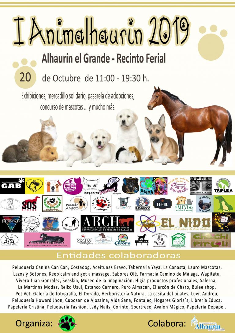 Este domingo el Recinto Ferial de Alhaurín el Grande acogerá la primera edición de “Animalhaurín”