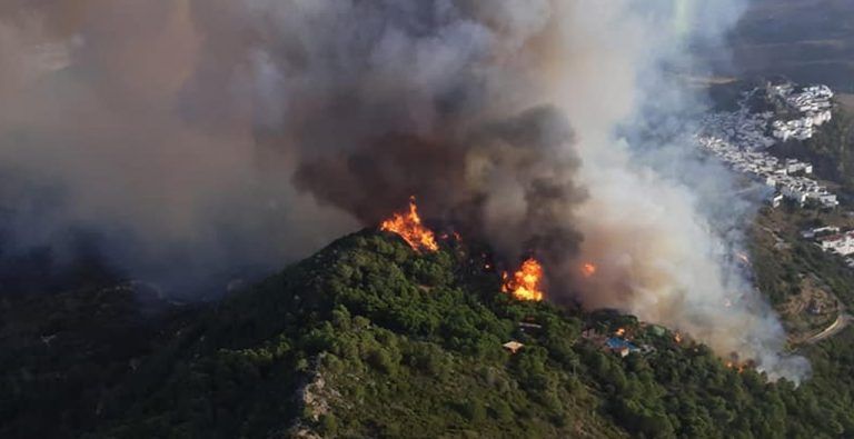 Controlado el incendio forestal de Casares
