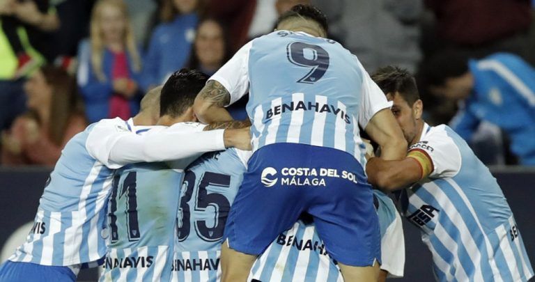 (Vídeo) Espectacular entrada a vestuarios de los jugadores malagueños tras su victoria el sábado