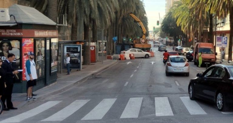 La Alameda de Colón de Málaga recupera su sentido original de tráfico