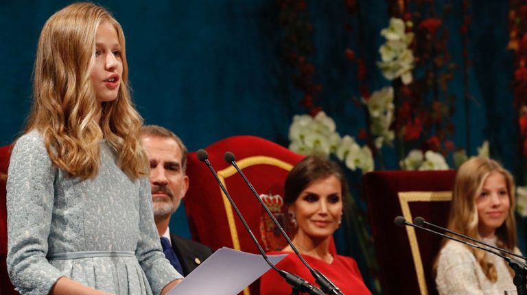 (Vídeo) La Princesa de Asturias pronuncia su primer discurso en público