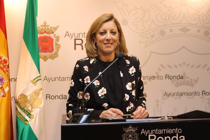 La delegada municipal de Estadística, Mª Carmen Martínez (Comunicación Ayuntamiento de Ronda)