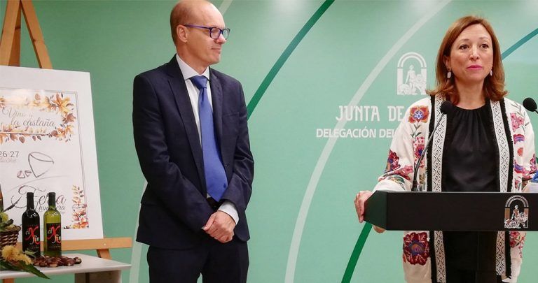 La delegada de la Junta presenta la ‘Fiesta de la Castaña y el Vino’ de Yunquera