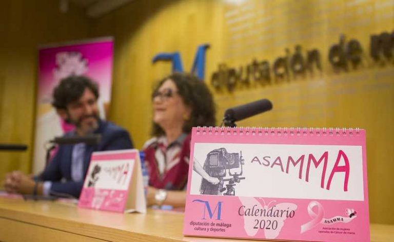 Asamma presenta el calendario solidario 2020 para ayudar a mujeres con cáncer de mama