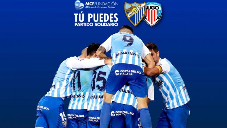 El Málaga CF despedirá 2019 con el Partido Solidario ‘Tú Puedes’