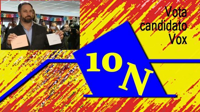 Santiago Abascal vota (TVE)
