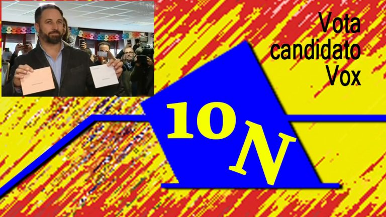 10N: Vota Santiago Abascal, candidato de Vox