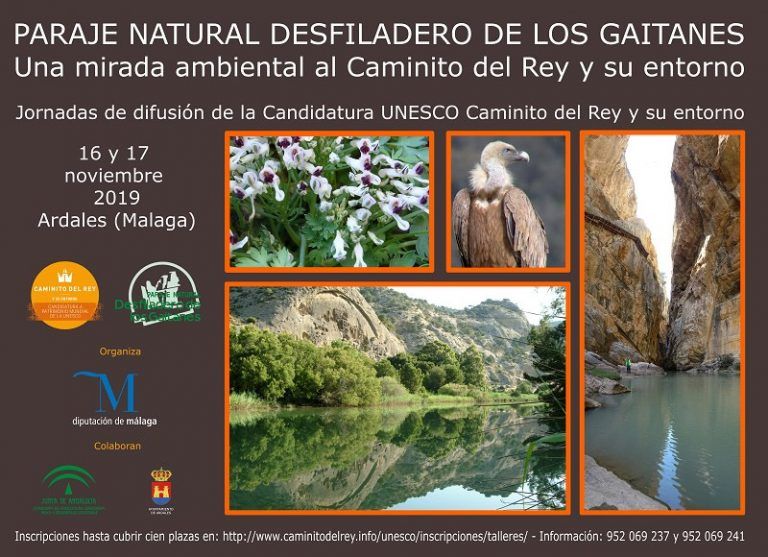 Unas jornadas sobre el Desfiladero de los Gaitanes analizan la diversidad biológica y geológica del entorno del Caminito del Rey