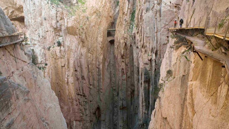 El primer medio siglo de vida de El Caminito del Rey en fotos en La Térmica
