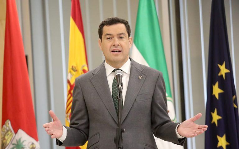 Moreno denuncia el ataque del Gobierno en funciones de Pedro Sánchez contra Andalucía