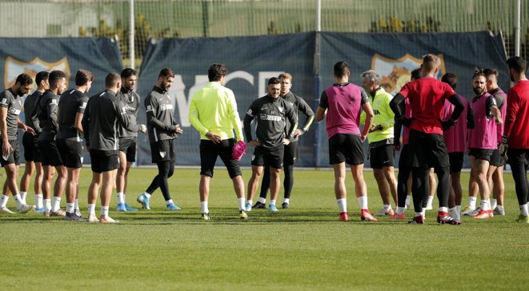 (Vídeo) El Málaga CF vuelve al trabajo, para preparar el encuentro contra el CD Tenerife