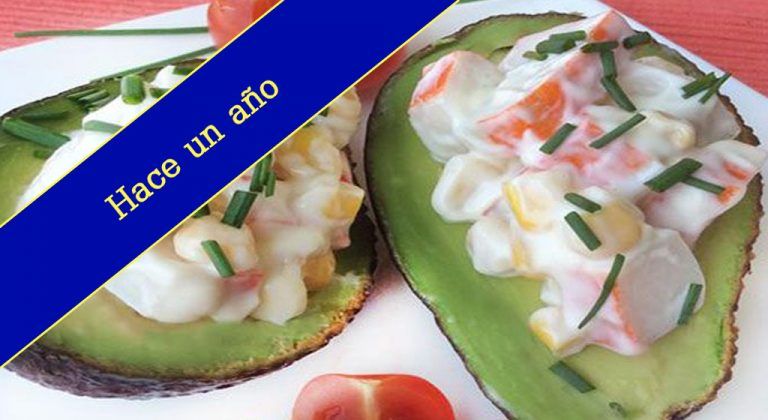 ‘Hace un año’: Aguacates rellenos, recomendación para estas navidades