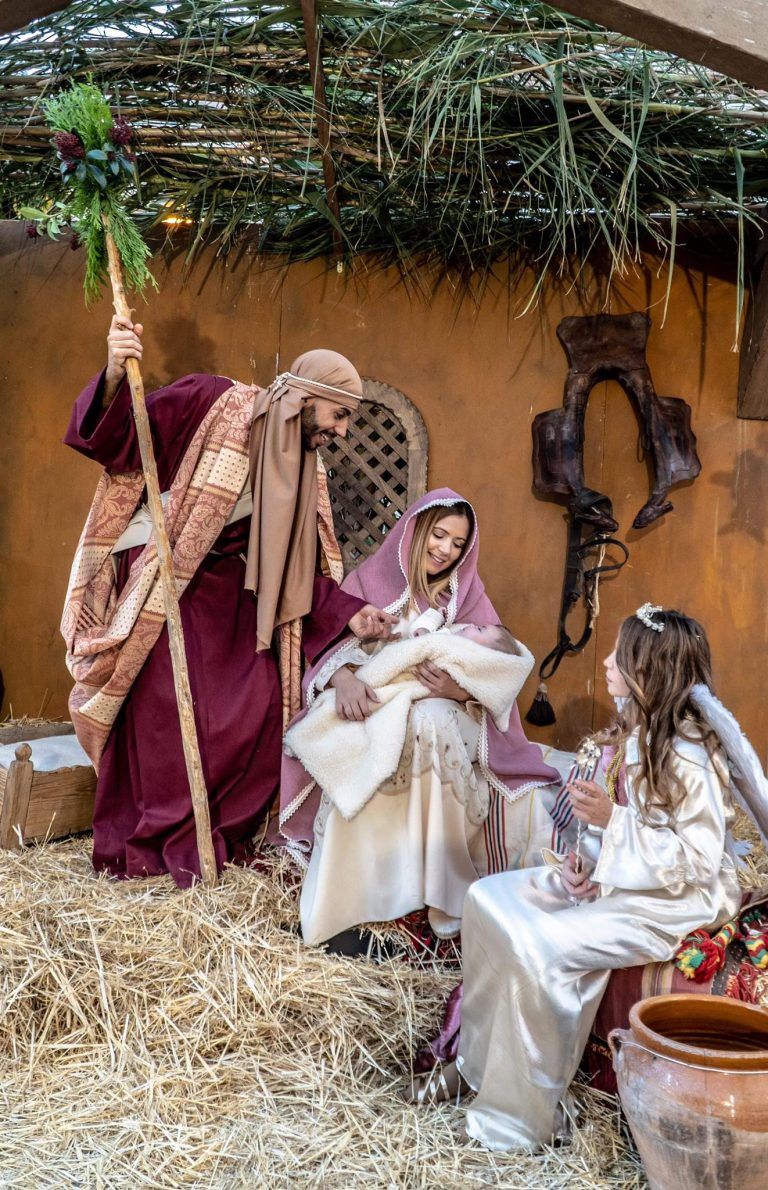 Más de 120 vecinos y vecinas del barrio de Las Protegidas de Nerja se involucran este año en el Belén Viviente