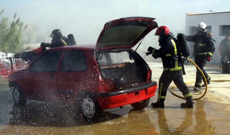 Cuatro personas resultan heridas en un accidente registrado en Torrox