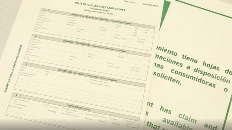 Entra en vigor la nueva regulación de las hojas de quejas y reclamaciones en Andalucía