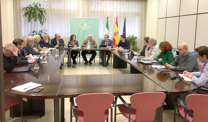 Aguirre preside la reunión constitutiva del Grupo de Seguimiento del Coronavirus (Junta de Andalucía)