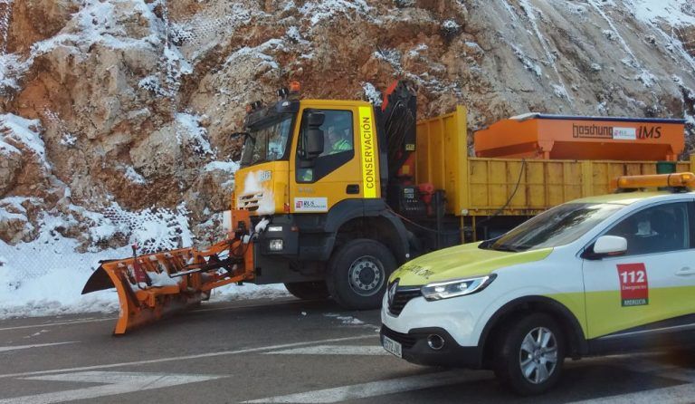 Reabierto al tráfico el tramo de la A-92 que da acceso al Puerto de la Mora en Granada