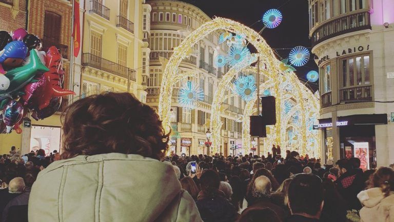 Este sábado finalizan los espectáculos de luces y sonidos de la navidad malagueña