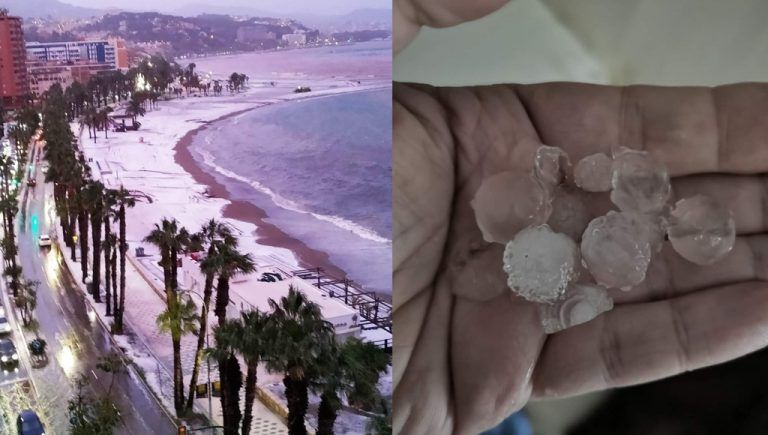 Registradas quince incidencias a causa de las lluvias caídas en la capital malagueña