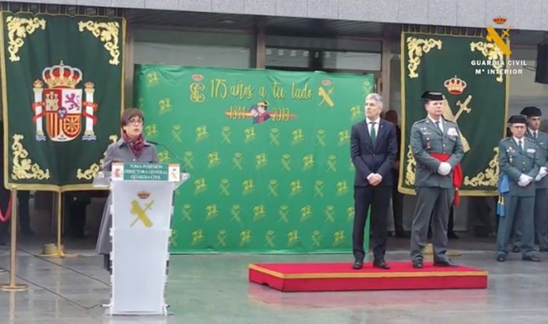 (Vídeo) María Gámez ya es Directora General de la Guardia Civil