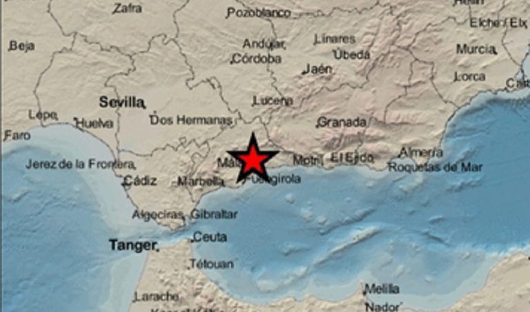 Registrado un terremoto de 4.2 grados en Almogía sin constancia de daño