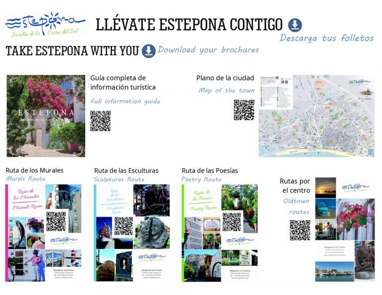 El Ayuntamiento de Estepona elimina el papel en el nuevo material de información turística que facilitará a los visitantes