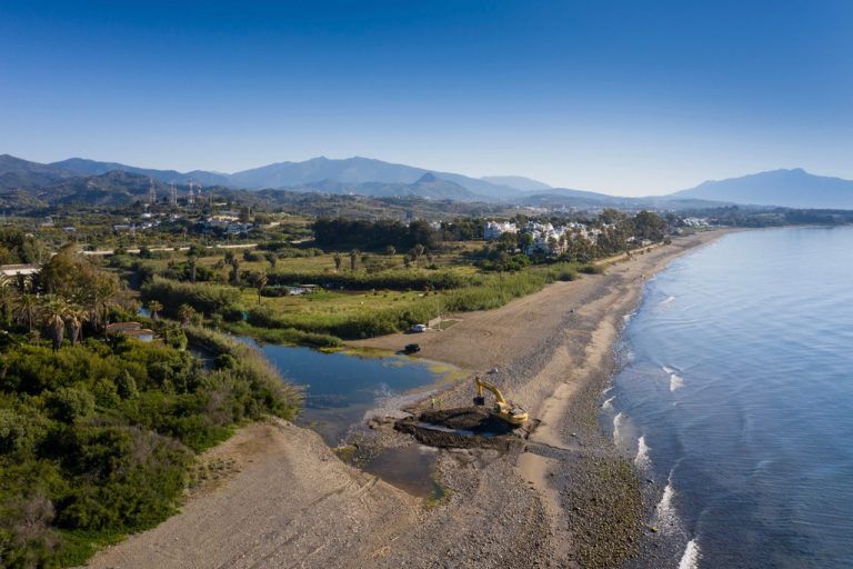 Comienzan las obras del tramo del corredor litoral que conectará más de 10 kilómetros de senda peatonal y unirá el área comercial Laguna Village con la urbanización Dominion Beach
