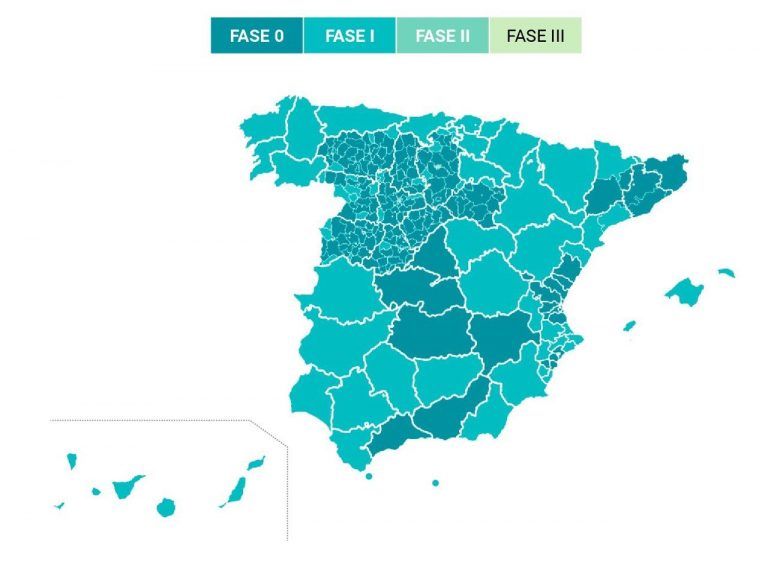 Málaga y Granada no consiguen pasar a la fase 1 mientras el resto de Andalucía si lo hace